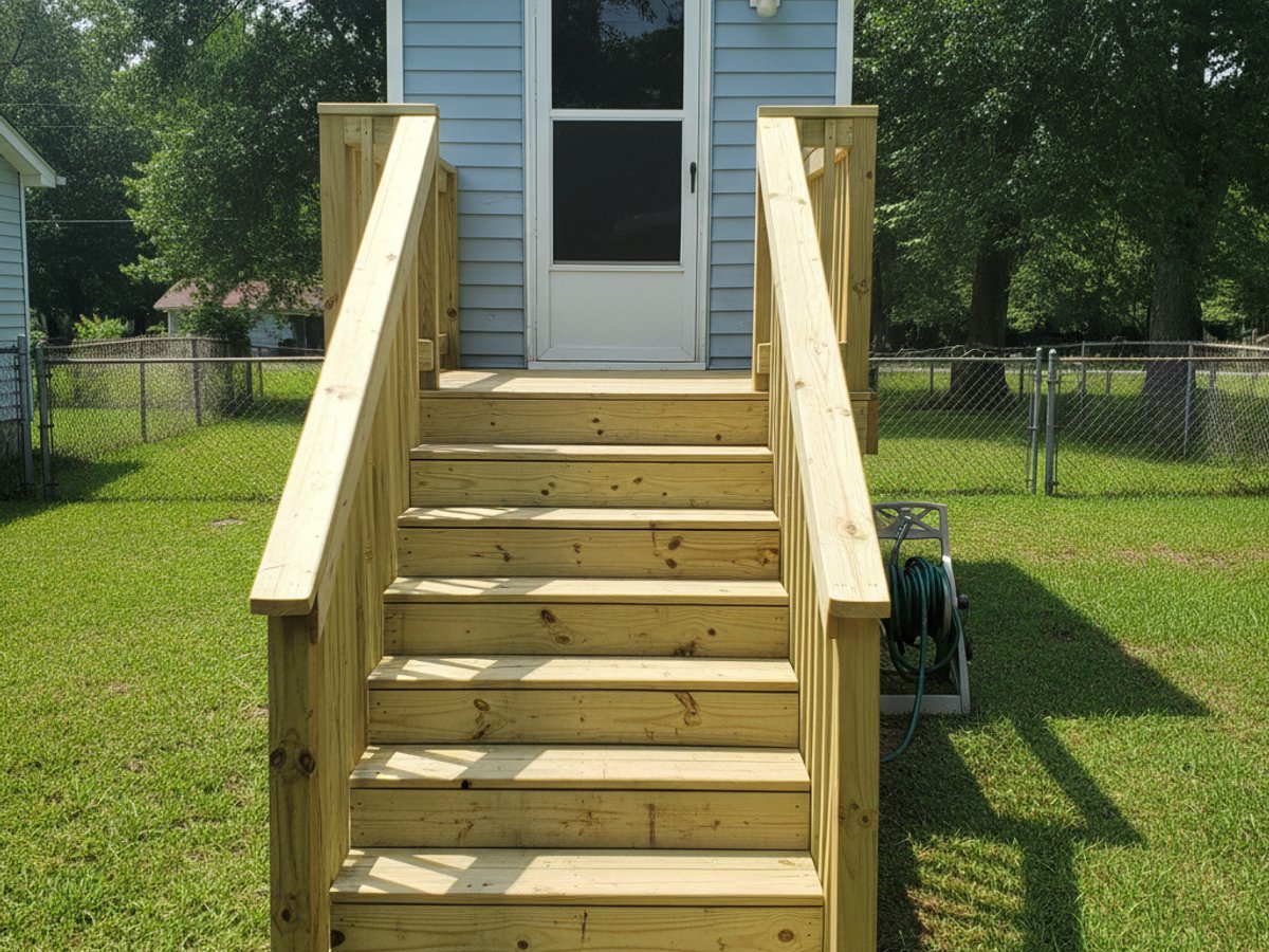 Deck Staining & Sealing completed by Oasis Deck Co in Clinton, MS