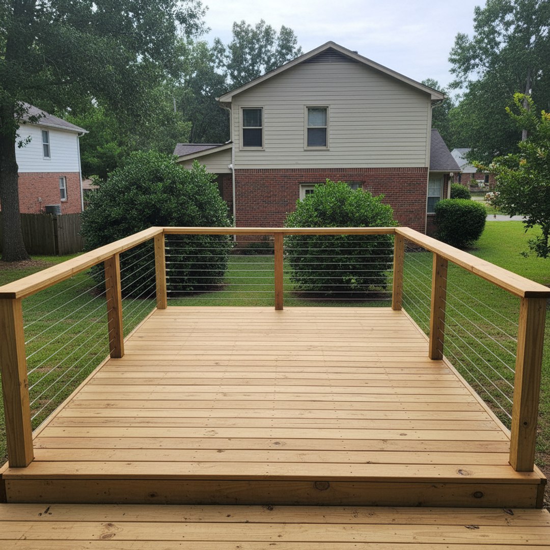 Deck Board Replacement completed by Oasis Deck Co in Brandon, MS