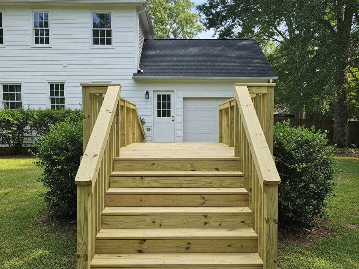 Deck Staining & Sealing completed by Oasis Deck Co in Canton, MS