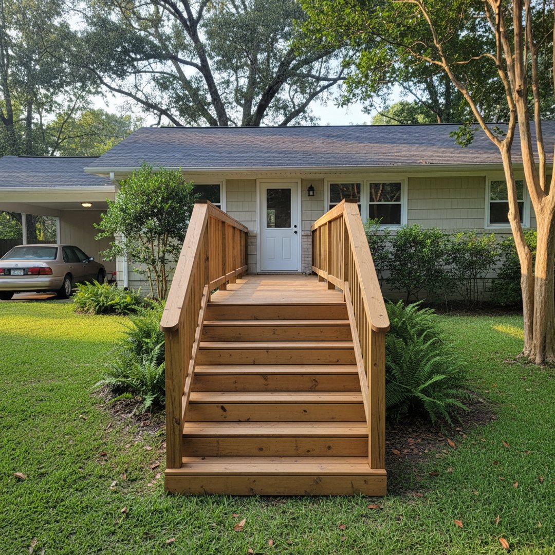 Composite Decking Installation completed by Oasis Deck Co in Madison, MS