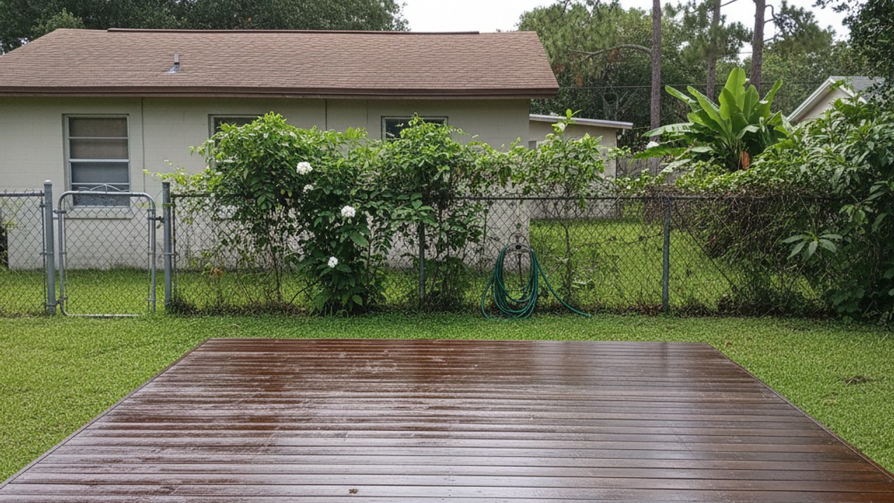 Screened-In Deck Construction completed by Oasis Deck Co in Madison, MS